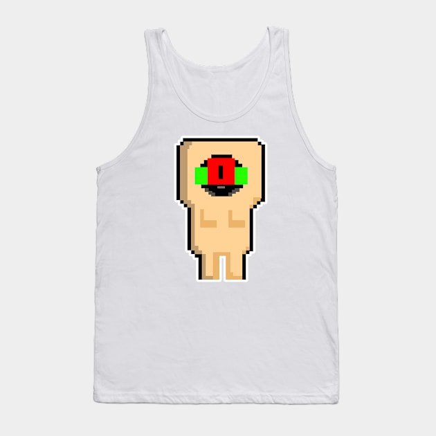 SCP-173 Pixel Tank Top by Maxalate